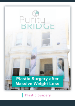 Plastic Surgery after Massive Weight Loss