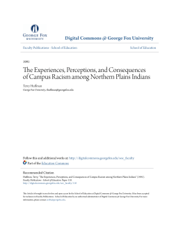 The Experiences, Perceptions, and Consequences of Campus
