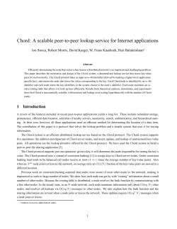 Chord: A scalable peer-to-peer lookup service