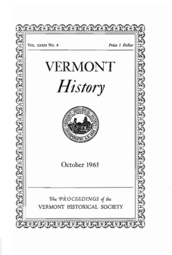 History - Vermont Historical Society