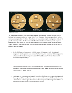 The disk diffusion method is often used to test the ability of