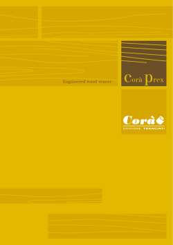 CORA Catalogue of modified veneer