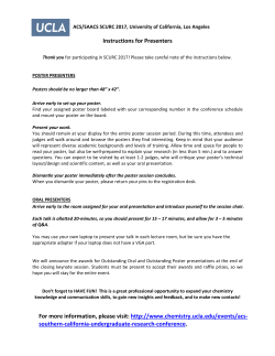 Presentation Requirements PDF - UCLA Chemistry and Biochemistry