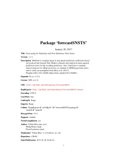 Package `forecastSNSTS`