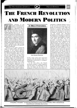 The French Revolution and modern politics by Brian
