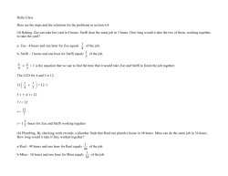 Hello Class Here are the steps and the solutions for the problems in