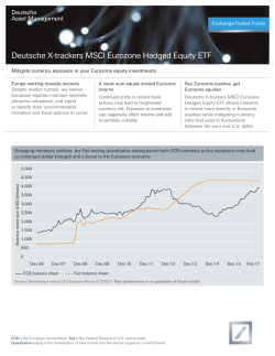 Strategy Fact Sheet - Deutsche Asset Management