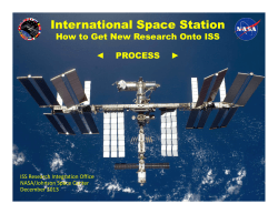 How to Get New Research Onto ISS