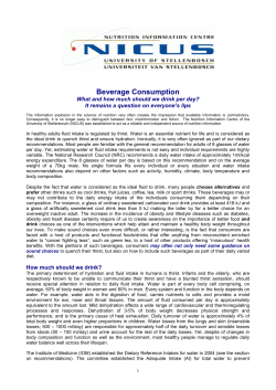 nicus factsheet format - Stellenbosch University