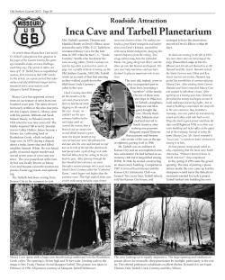 Inca Cave and Tarbell Planetarium