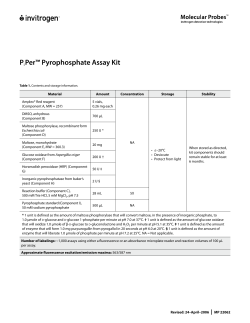 PiPer Pyrophosphate Assay Kit