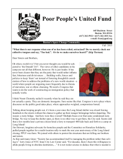 ppuf fall`15-12 - Poor People`s United Fund