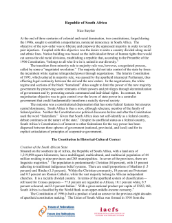 South Africa - Thomas Fleiner