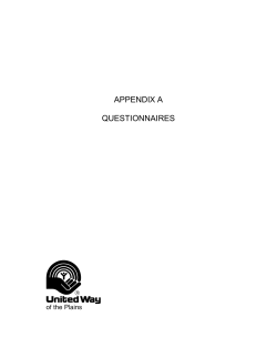 Appendix A - United Way of the Plains