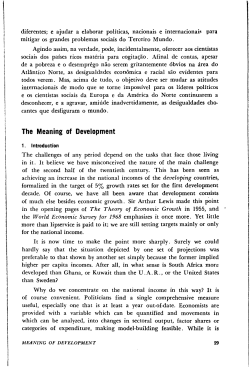 The Meaning Df Developrnent