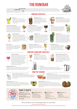 THE RUM BAR