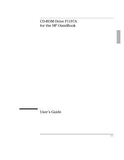 CD-ROM Drive User`s Guide
