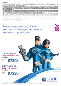 Brochure - CSOP Asset Management Limited