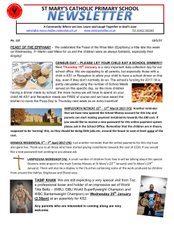 Newsletter 132 13.01.16