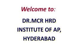 court cases - Dr.MCR HRD Institute