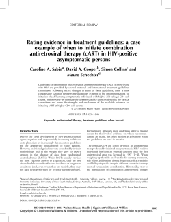 Rating evidence in treatment guidelines: a case example of when to