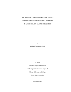 Ancient and Recent Demographic Events Influence