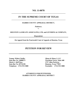 petition for review
