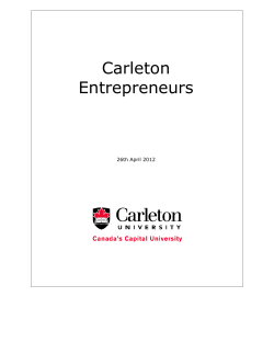 Carleton Entrepreneurs