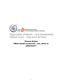 Presentation by Thomas on Day 1: