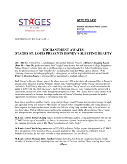 ENCHANTMENT AWAITS! STAGES ST. LOUIS PRESENTS