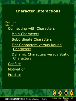 Elements of Literature: Character