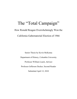 The &ldquo;Total Campaign&rdquo; - Academic Commons