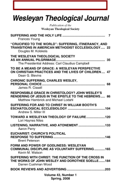 2008 WTJ 43, 1 - The Wesley Center Online