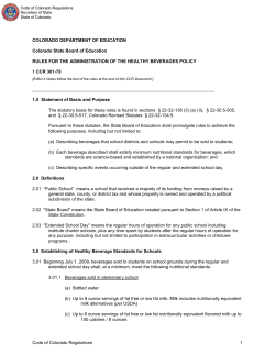 1 CCR 301-79 - Colorado Secretary of State