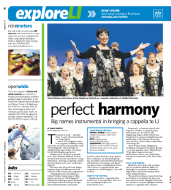 Big names instrumental in bringing a cappella to LI