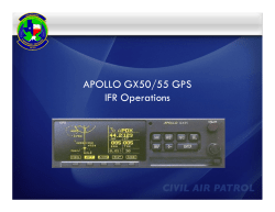 Apollo GX50 IFR Ops