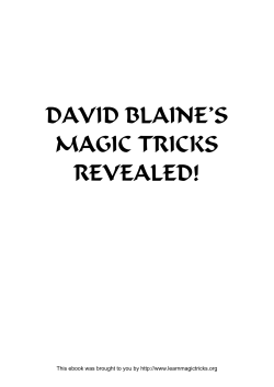 David Blaine`s Magic Revealed