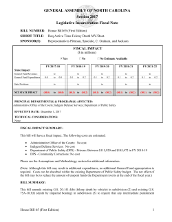 HIN0065v1 - North Carolina General Assembly