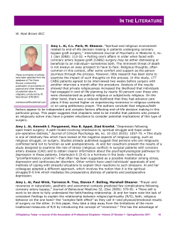 in the literature - Association of Professional Chaplains