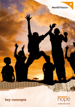 key concepts - World Vision South Africa