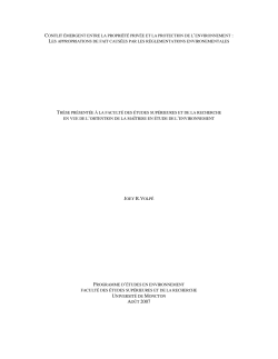 les appropriations de fait caus&eacute;es par l