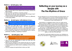 Have you been able to have regular times of prayer, worship and