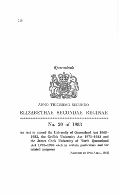 Universities Acts Amendment Act 1983