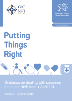 Putting Things Right