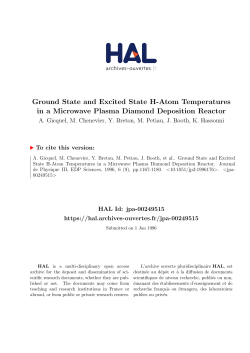 Ground State and Excited State H-Atom Temperatures in a