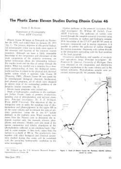 The Photic Zone: Eleven Studies During Eltanin Cruise 46