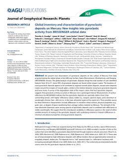 Global inventory and characterization of pyroclastic deposits on