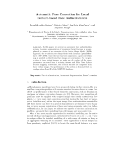 Automatic Pose Correction for Local Feature