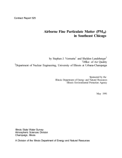 Airborne fine particulate matter