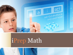 iPrep Math